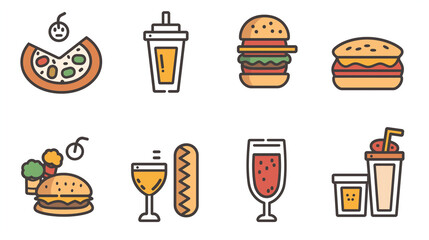 food and drink icons
