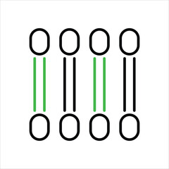 Cotton Bud vector icon