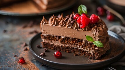 Sweet and Delicious Brown Dessert Wallpaper 