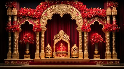 Fototapeta premium wedding stage