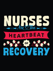 Nurse Vintage Typography T-shirt Design