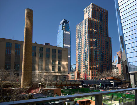 New York (United States), March 25, 2024. New York buildings. View of the buildings of Manhattan, one of the five boroughs of the city