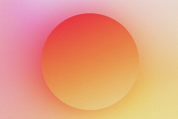 Grainy circle aura gradient backgrounds peach pink. gradient rough textured bright poster banner background header cover design