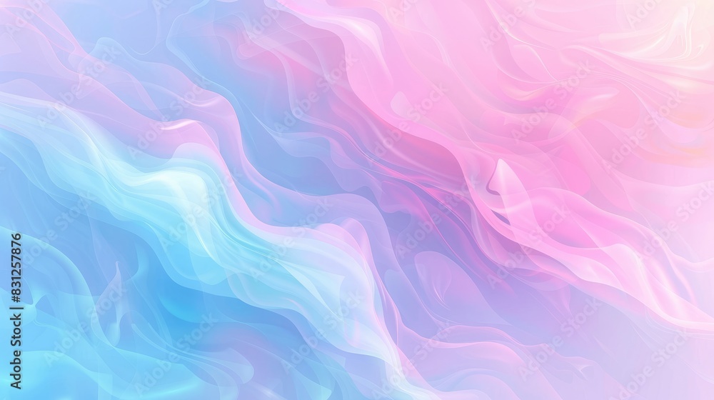 Poster blurry pastel gradient vector background with soft hues and smooth transitions, perfect for a serene