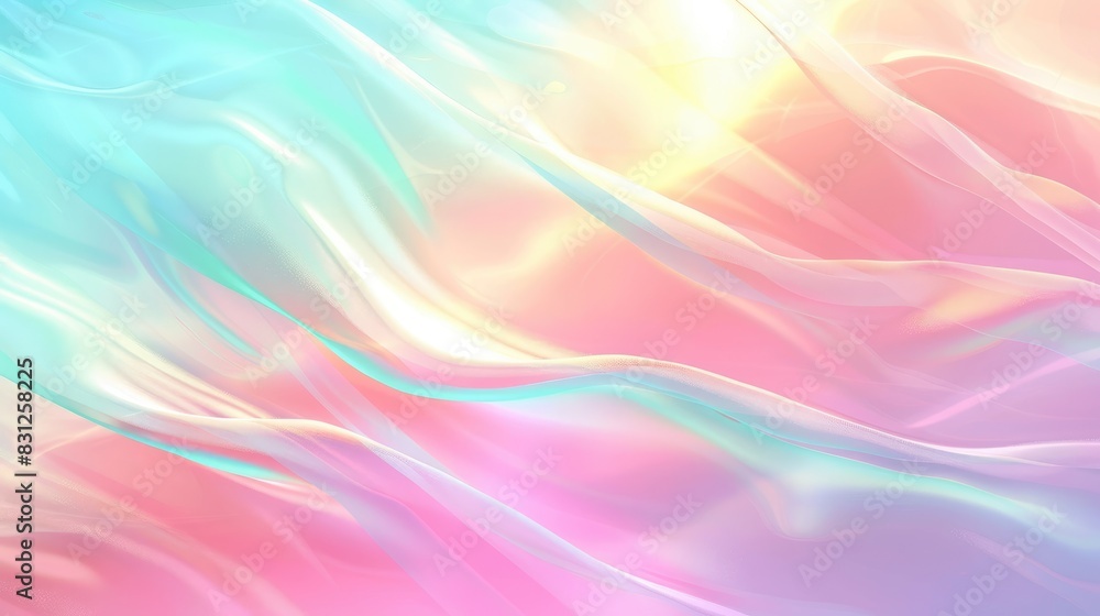 Poster blurry pastel gradient vector background with soft hues and smooth transitions, perfect for a serene