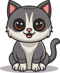 Cat vector design and eps file 