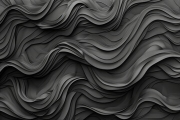 Obraz premium Undulating Monochrome Symphony