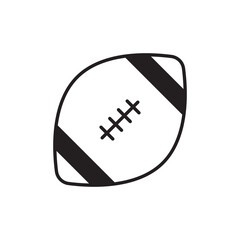 Fototapeta premium American Football icon design with white background stock illustration