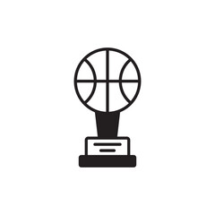 Basketball icon design with white background stock illustration