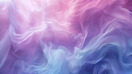 Obraz premium An abstract pastel gradient background featuring soft, smooth lines and defocused transitions in purple, pink, and blue, ideal for a modern aesthetic