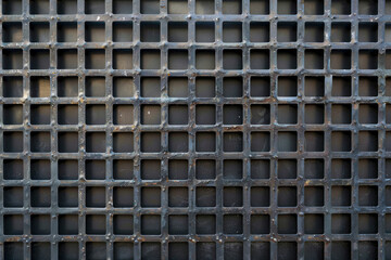 The Enigmatic Patterns of a Metal Grate