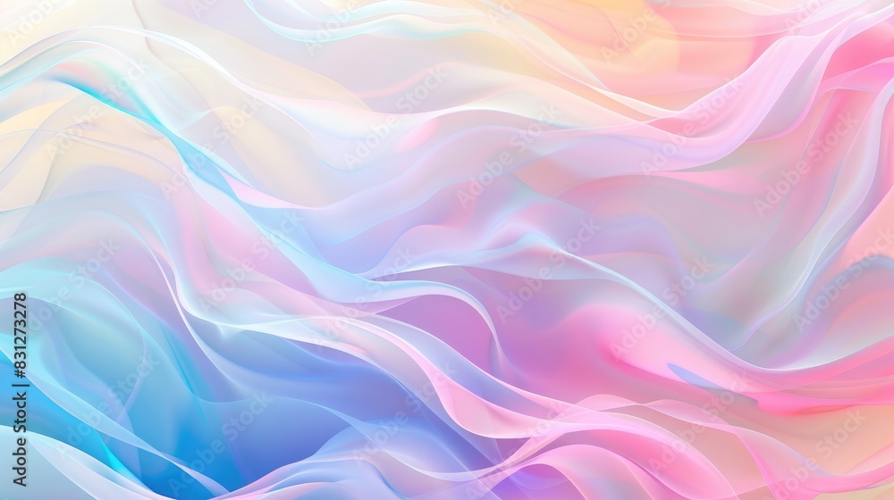Poster an abstract gradient background with a mix of soft pastels and bright tones, providing a modern and 