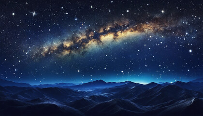 Fototapeta premium night sky with stars