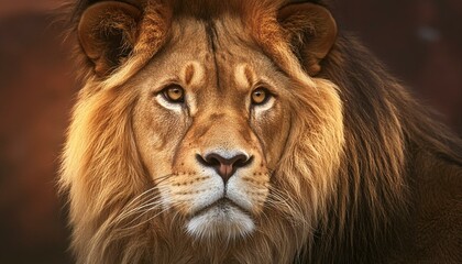 Fototapeta premium close up portrait of a lion