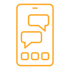 Fototapeta premium Chat Icon