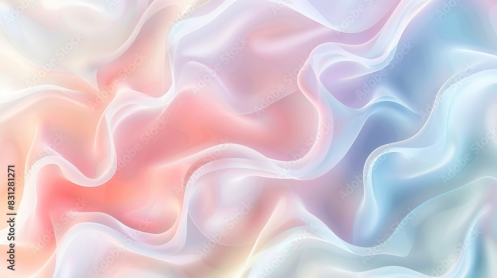 Poster abstract vector background with a defocused pastel gradient, blending soft colors seamlessly for a g