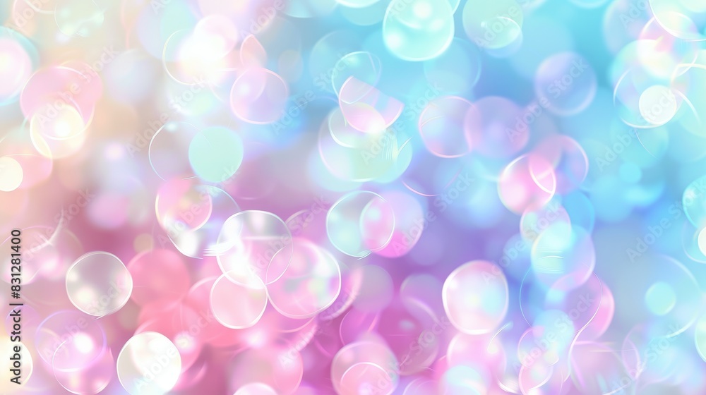 Poster abstract vector background with a defocused pastel gradient, blending soft colors seamlessly for a g