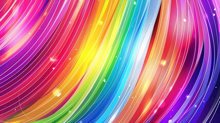 Colorful light rays background vector presentation design, colorful background with colorful glowing light lines, multicolored background with curved lines and waves of color, multicolor abstract