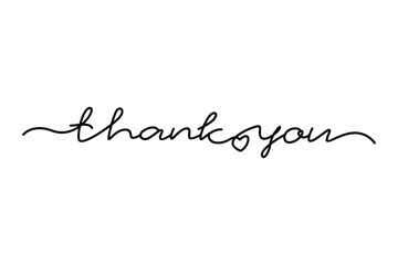 Fototapeta premium thank you typography design. retro alphabet decorative.