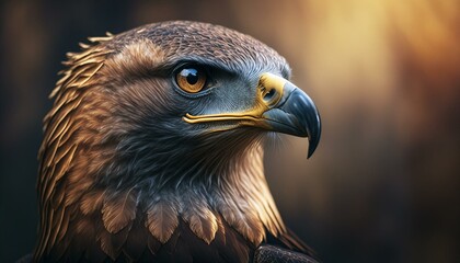 Obraz premium golden eagle portrait
