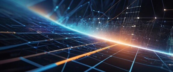 Abstract Digital Connections with Data and Blockchain Technology