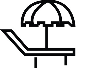 Furniture black icons Vector. Furniture illustration symbol Furniture, line icon. black outline logo for mobile apps web or site design. Interior vector illustration with transparent background.