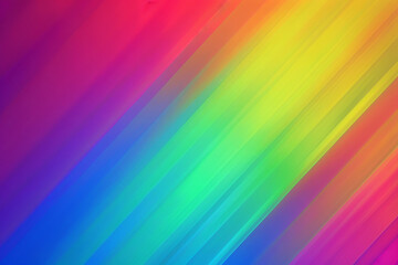 Obraz premium Rainbow Symphony: A Vibrant Diagonal Dance
