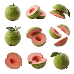 Isolated PNG Guava Fruit, GENERATIVE AI