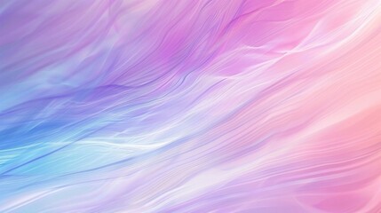 Fototapeta premium A pastel tone abstract background with smooth, blurred lines in shades of purple, pink, and blue, creating a tranquil and modern look