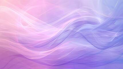 Fototapeta premium A pastel gradient background with soft, smooth lines in shades of purple, pink, and blue, ideal for creating a gentle and modern aesthetic