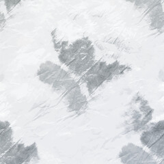 Fototapeta premium Tie Dye Gray Spiral. White Seamless Swirl. Light Round Background. Endless Repeat Texture. Shiny Pale Texture. Vector Soft Print. Gray Swirl Print. White Tie Dye. Vector Art Nature. Spiral Dyed Bg