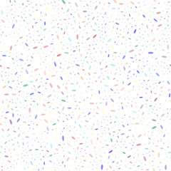 Geometric Vector Oval Confetti. Abstract Fashion Icon. Rainbow Party Blast Background. Color Fun. Rainbow Cool Circle Pattern. Seamless Flying Art. Random Christmas Blast. Falling Geo Fun Sparkle.