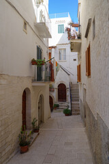 Vieste street, Apulia, Southern Italy