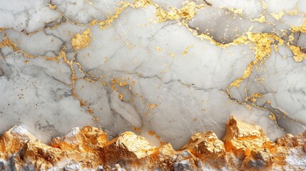 It is a golden and white marble background that is solid.  is employed here.