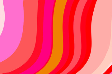 CURVED LINES WARM HUES BACKGROUND ART FOR WORDS