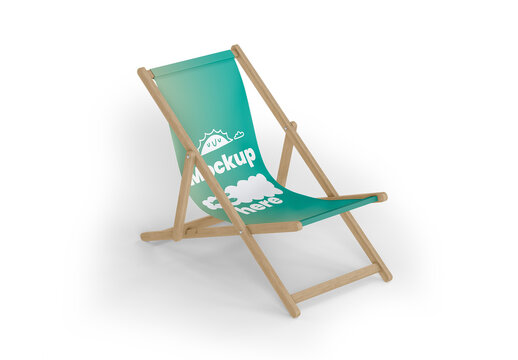 Folding Beach Chair Mockup