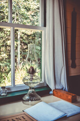 the window and the lantern