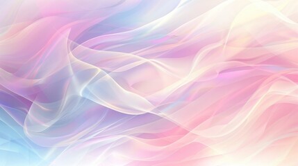 Vector background featuring a smooth, blurry pastel gradient, creating a soft and serene abstract visual