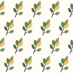 Flower Seamless Pattern Background.  Wrapping Paper Print. Textile Fabric Swatch Texture. Trendy and Fashionable Dress Print. Floral Garden and Nature Beauty Concept. 