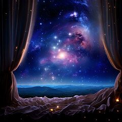 starry night sky