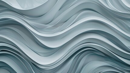 Subtle gray wave pattern background with soft, flowing lines, perfect for creating a calm and sophisticated wallpaper