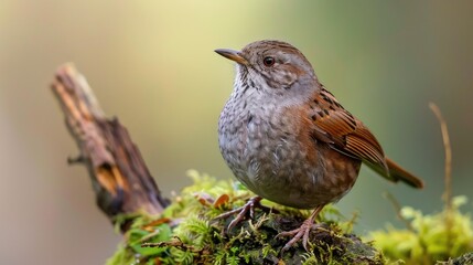 Dunnock Bird Prunella modularis