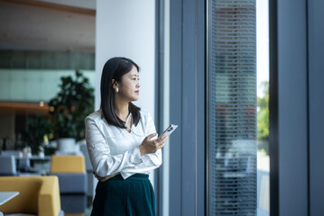 business person using mobile phone