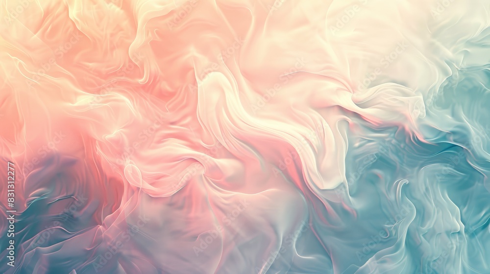 Poster soft, blurry pastel-colored vector background with a gentle gradient, creating a serene and modern a