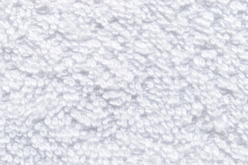 White soft towel cotton fabric texture as background