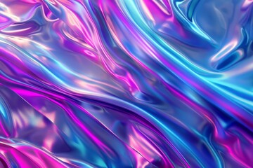 Obraz premium Purple and Blue Colors chrome Abstract Background