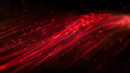 Fototapeta premium red neon light in the dark. : Use red neon lights to set a romantic mood, perfect for intimate settings or date night photography.