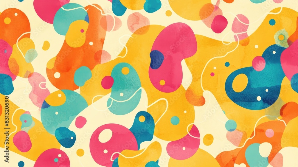 Poster explore this vibrant and abstract pattern ideal for backgrounds this decorative backdrop is versatil