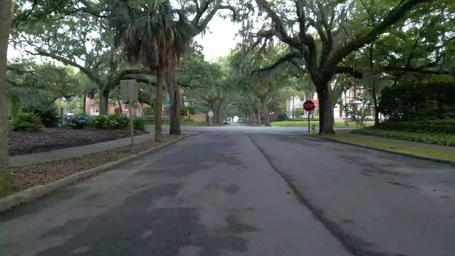 46th to Abercorn Kavanaugh Park Savannah Georgia 4K
