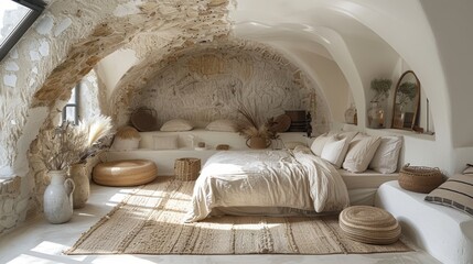 The Art of Rustic Elegance: A Modern Living Space with Timeless Charm